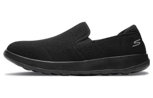 Skechers GO WALK Lite Comfortable Low top Sports Casual Shoes Men's All Black