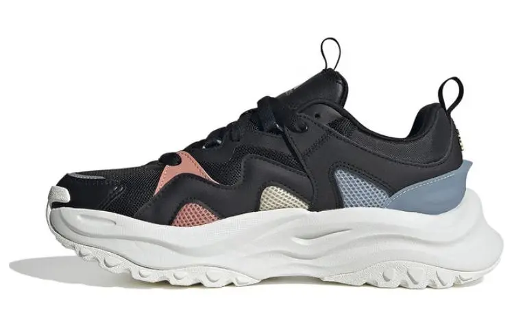Adidas Maxxwavy Cushioning Slip Resistant Cushioning Slip Resistant Low top Casual Shoes Women's Black Multicolor