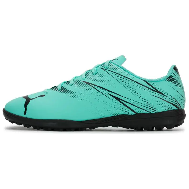PUMA Attacanto TT Turf Cushioning Slip Resistant Abrasion Resistant Soccer Shoes Men's Cyan