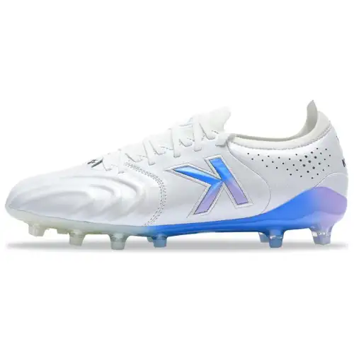 KELME Anti Slip Wear Resistant Soccer Shoes Unisex White Blue