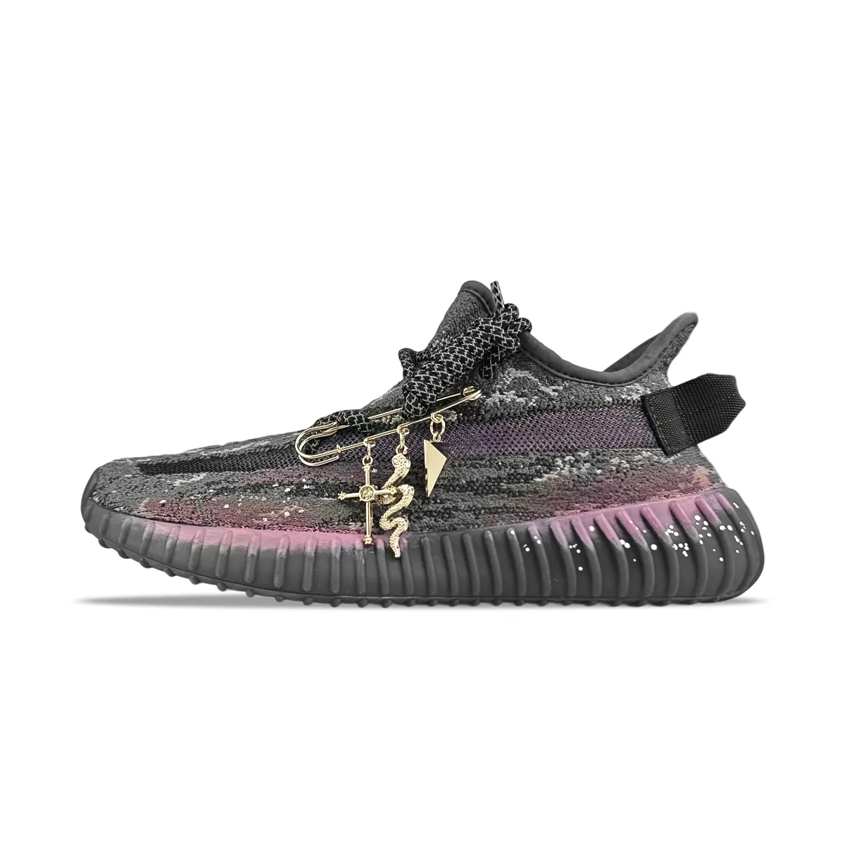Adidas Originals Yeezy Boost 350 V2 BNK Marsh Purple Abrasion Resistant Abrasion Resistant Low top Casual Shoes Unisex