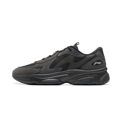 Li Ning Milk Coconut 2.0 Slip Resistant Abrasion Resistant Low top Casual Shoes Men's Black