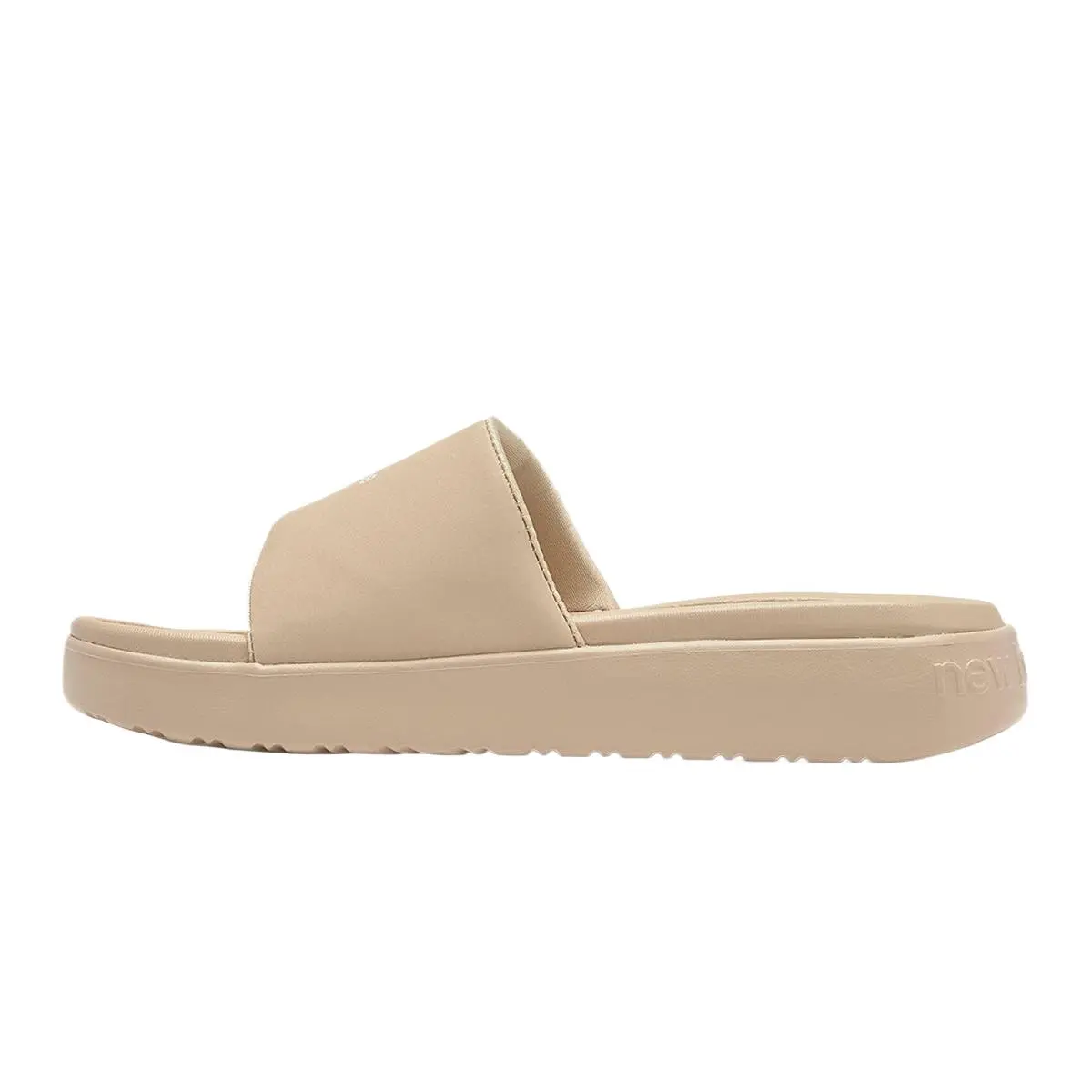 New Balance Comfortable Round Toe Slide Slippers Unisex Beige