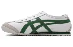 Onitsuka Tiger MEXICO 66 Cushioning Slip Resistant Abrasion Resistant Low top Casual Shoes Unisex White Green
