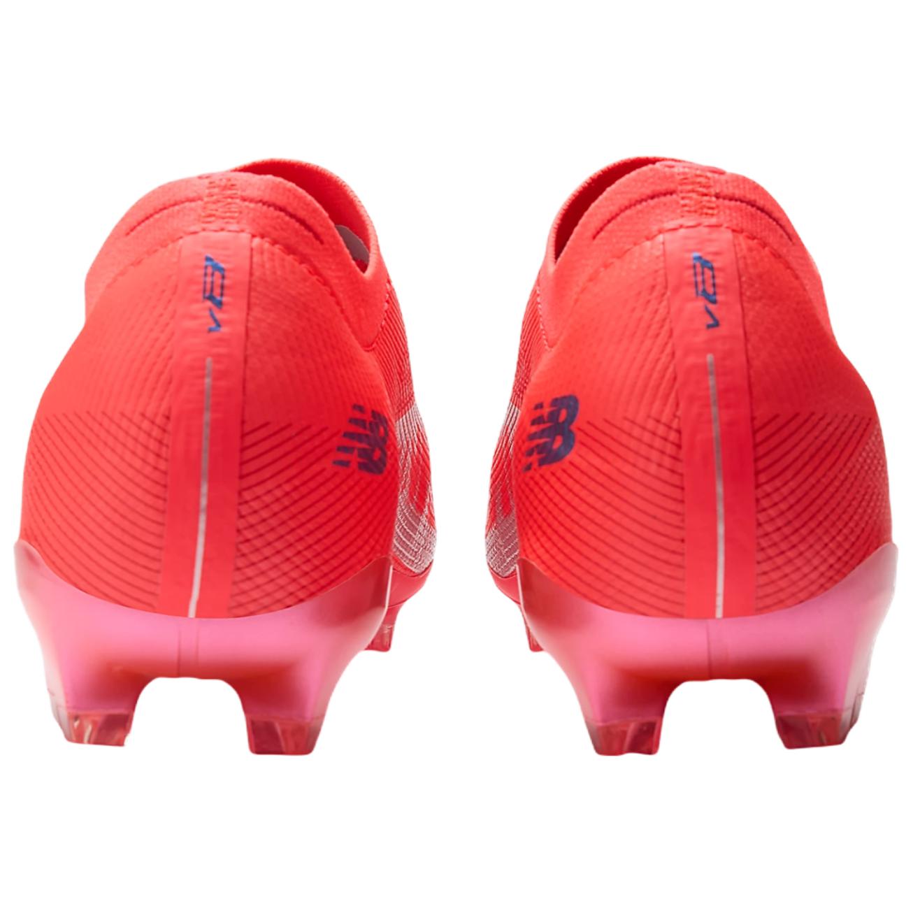New Balance FURON ELITE V8 Abrasion Resistant Soccer Shoes Unisex Red Blue