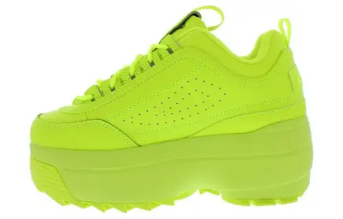 FILA Women's Disruptor 2 Wedge 'Safety Yellow'