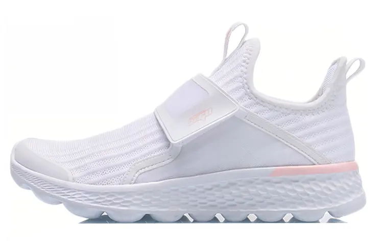 Li Ning EazGo Comfortable Breathable Low top Casual Shoes Women's Standard White