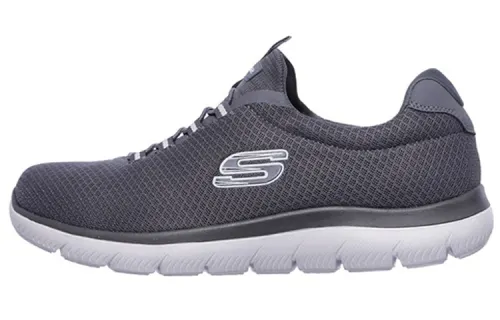 Skechers Summits Textile, EVA Cushioning, Wear Resistant Low top Casual Shoes Men's Charcoal Gray