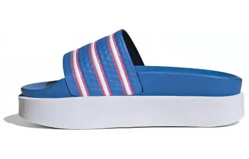 Adidas Adilette Bonega Slides Blue Rush Cloud White Pulse Magenta