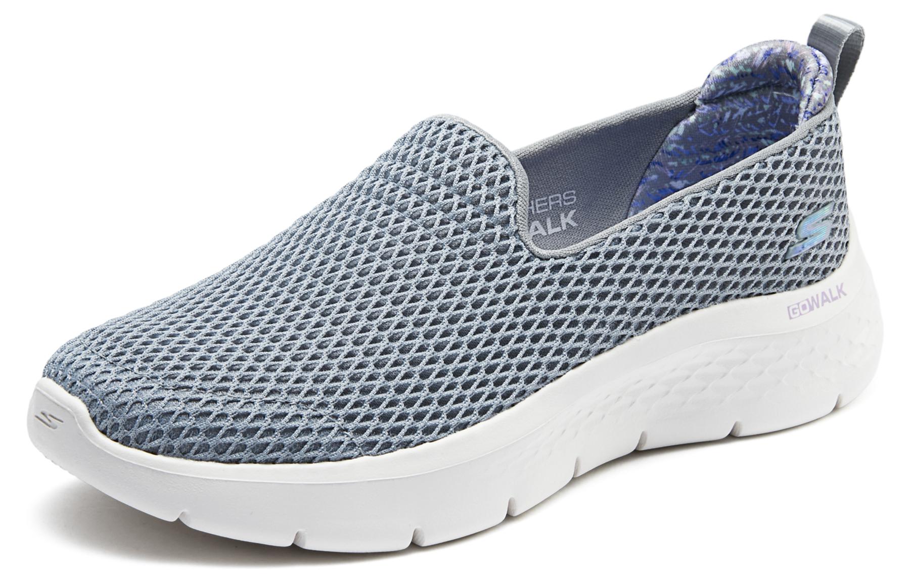 Skechers Go Walk Flex Low top Casual Shoes Women’s Gray/Light Purple