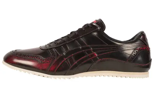 Onitsuka Tiger Casual Shoes Unisex Low Top Black/Red