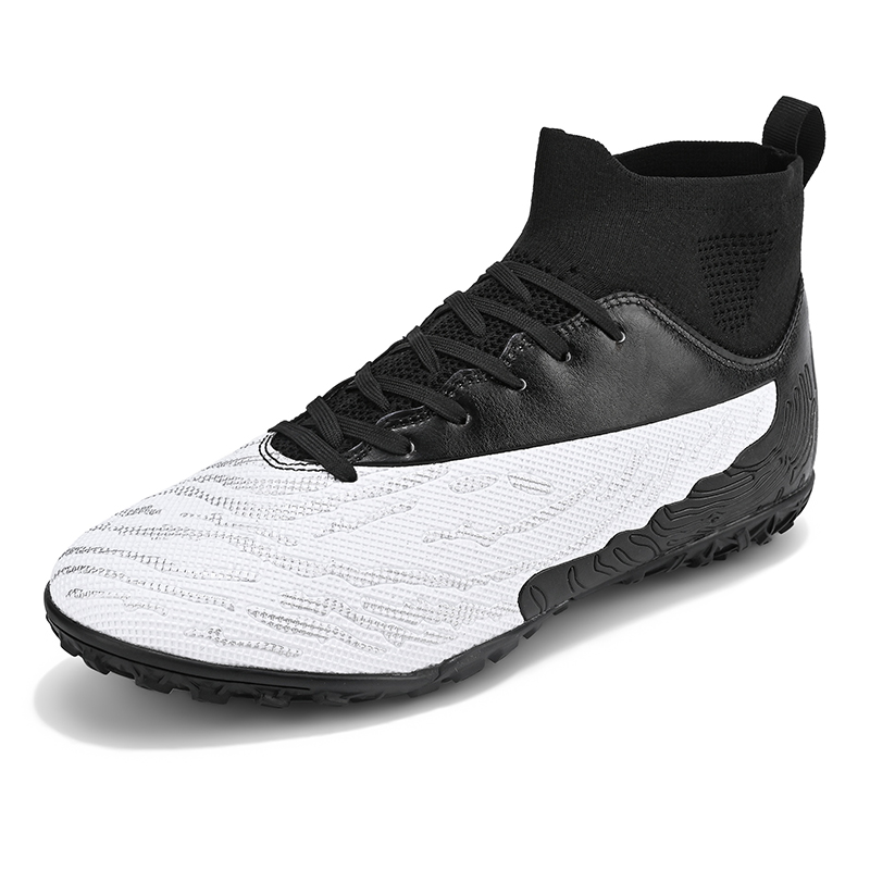 SHUANGDING TF Turf Soft Ground, Artificial Ground Synthetic Leather Cushioning Slip Resistant Abrasion Resistant