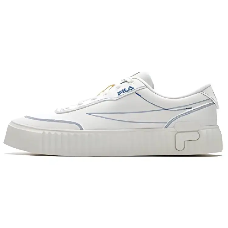 FILA Gear Soft And Comfortable Low top Casual Shoes Men's White