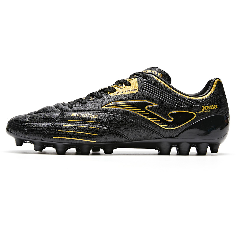 Joma MG Multi Ground Artificial Turf Synthetic Leather Soccer Shoes Men’s Black