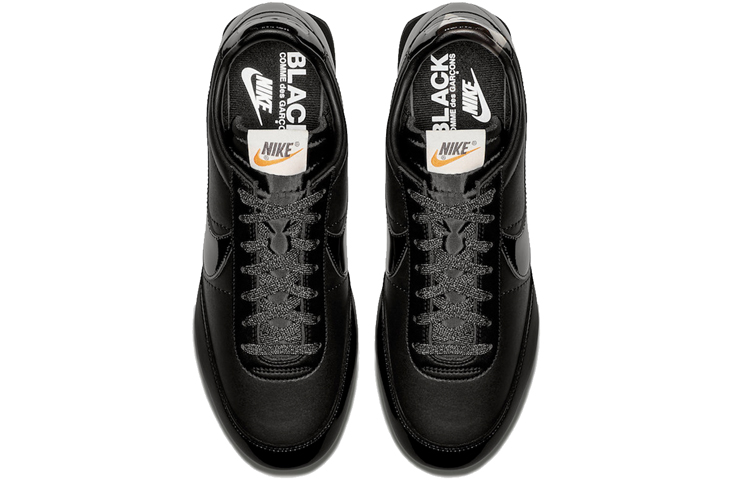 Кеды COMME DES GARCONS SHIRT x Nike Night Track (черные) — фото 4