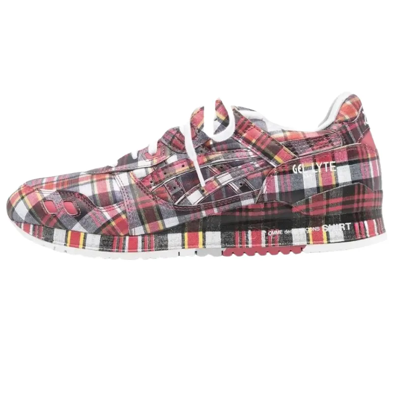 COMME Des GARÇONS SHIRT x Asics Gel Lyte 3 Low top Casual Shoes Unisex Red White