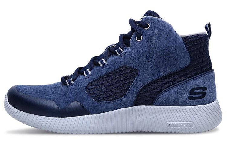 Skechers Depth Charge Casual Shoes Men's High Top Navy