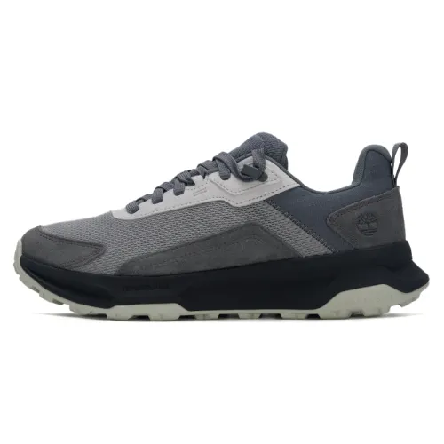 Timberland MOTION LEDGE Textile, Split Cow Leather Abrasion Resistant Low top Casual Shoes Men's Gray