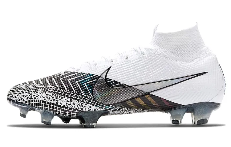 Nike Mercurial Superfly 7 FG Firm Ground Natural Grass Fabric Cushioning Slip Resistant Support Balance Soccer Shoes