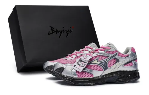 Mizuno Speed 2K 811 Manufacturing, Bubble Peach Wine Slip Resistant Abrasion Resistant Low top Casual Shoes Unisex