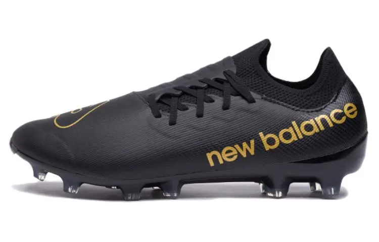 New Balance Furon V7 Soccer Shoes Unisex Black Gold