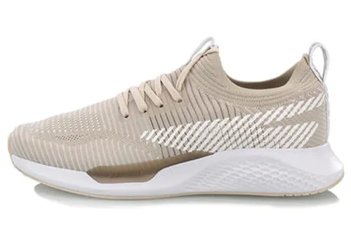 Li Ning Exceed Lt Abrasion Resistant Breathable Low top Casual Shoes Unisex White Gray