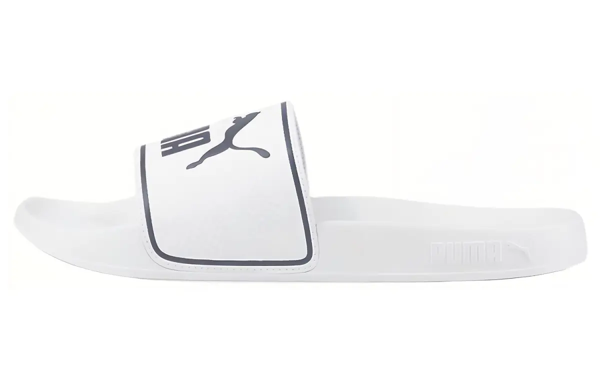 PUMA Leadcat Quick Dry Quick Dry Slide Slippers Unisex White Black