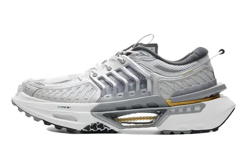 Li Ning Casual Shoes Men's Low Top Gray/White