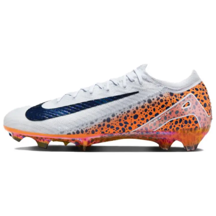 Nike Mercurial Vapor 16 Elite ELECTRIC HG Soccer Shoes Men's White Orange Black