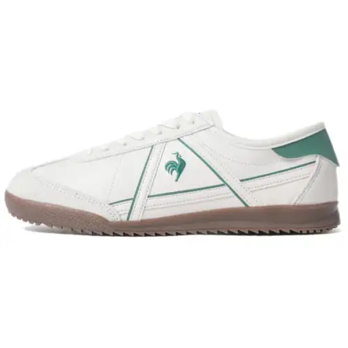 Le Coq Sportif Mid top Casual Shoes Unisex White Green