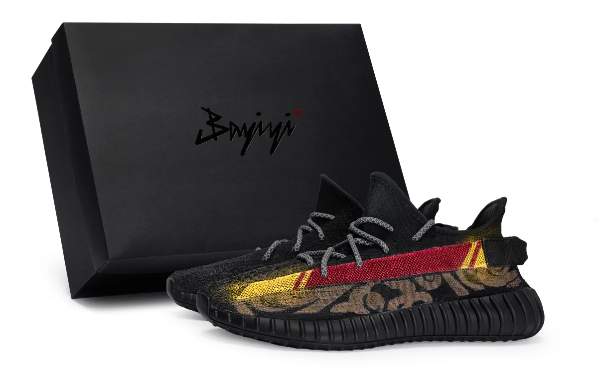 Adidas Originals Yeezy Boost 350 V2 Moisture Wicking Moisture wicking Low top Casual Shoes Unisex Black Red Brown