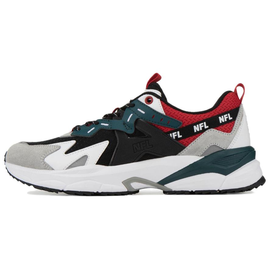 NFL Slip Resistant Abrasion Resistant Low top Casual Shoes Men's Black