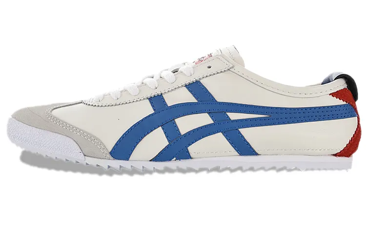 Onitsuka Tiger MEXICO 66 Low top Casual Shoes Unisex White Blue Red