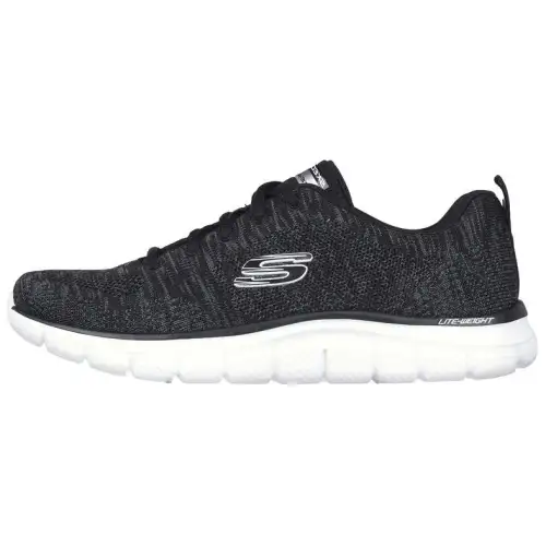 Skechers Track Low top Casual Shoes Women's Black White