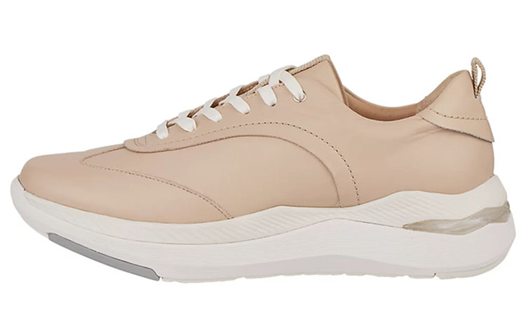 Asics Pedala Leather Comfortable Low top Casual Shoes Women's Khaki