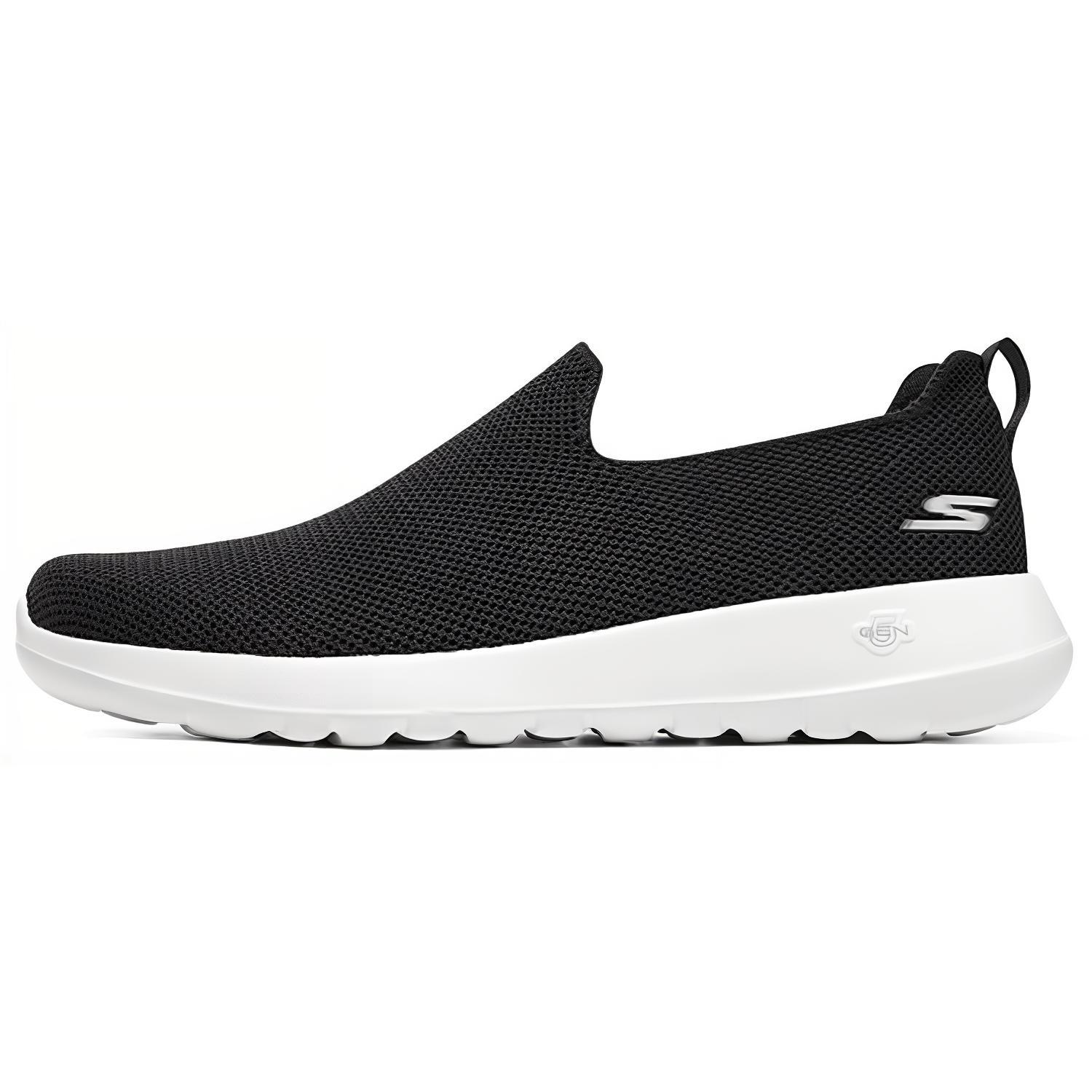 Skechers Skechers GO WALK Max sports slip-ons, shock-absorbing and wear-resistant, low-cut lifestyle shoes, men's style, black and white