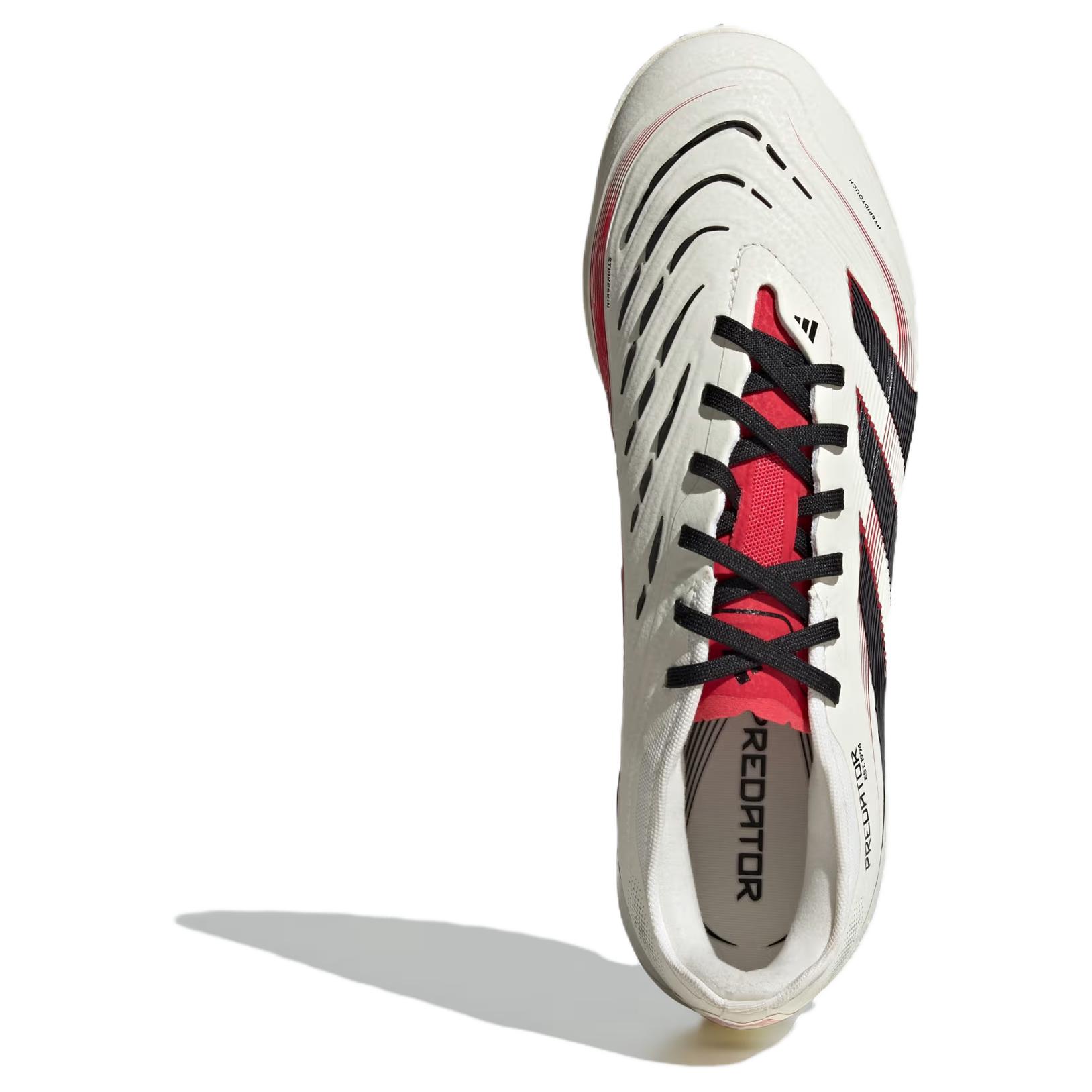 Adidas PREDATOR PRO Comfortable Artificial Turf Soccer Shoes Unisex White Black