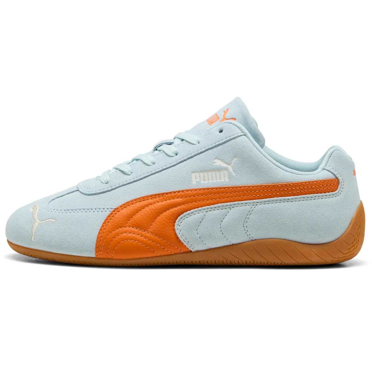 PUMA Speedcat Abrasion Resistant Low top Casual Shoes Unisex Blue Orange