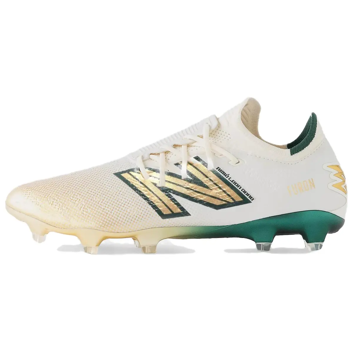 AIME LEON DORE x New Balance Fabric Abrasion Resistant Abrasion Resistant Soccer Shoes Unisex White Green
