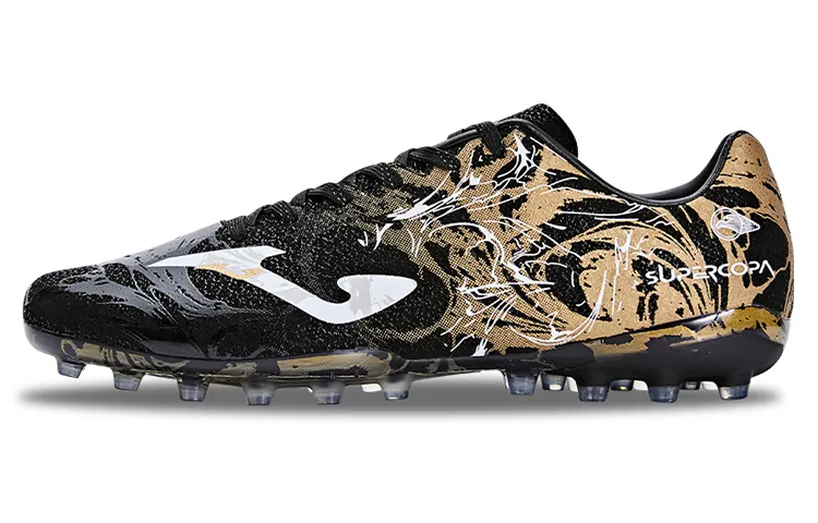 Joma MG Multi Ground Slip Resistant Abrasion Resistant Slip Resistant Abrasion Resistant Soccer Shoes Men's Black