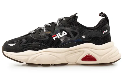 FILA FUSION Fila fashion brand Mars 1 Mars retro low-top lifestyle casual shoes men's black and white red
