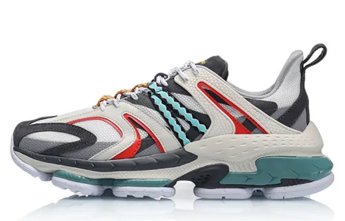 Li Ning COUNTERFLOW Source Slip Resistant Low top Casual Shoes Women's Gray Green