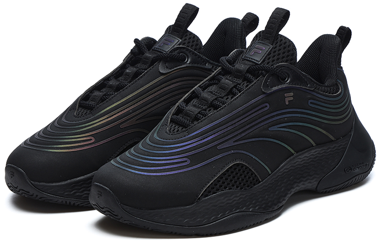 Женские кроссовки Fila FUSION Ray 2 (черные) — Чёрный — фото 3