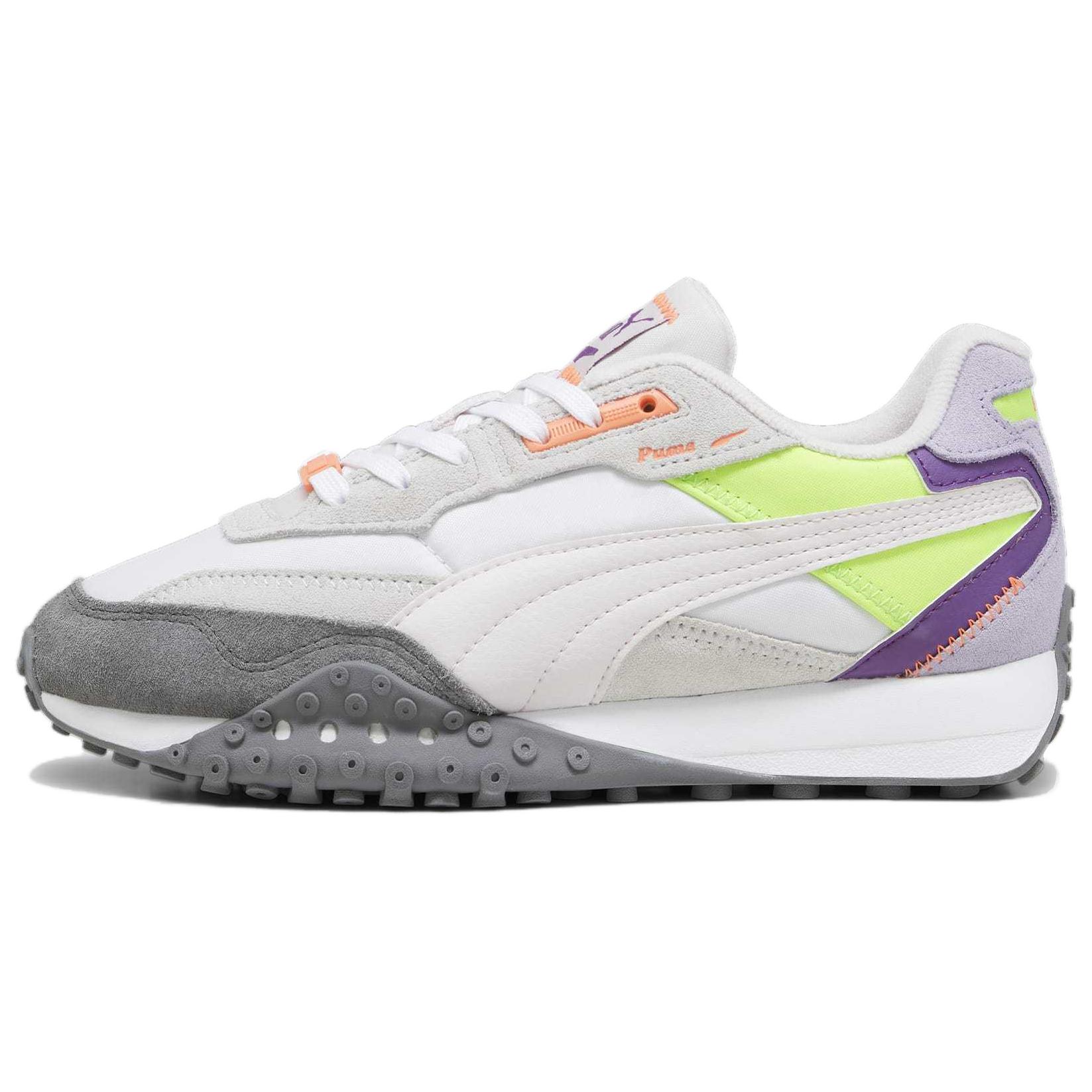 PUMA Blktop Rider Low top Casual Shoes Unisex Gray Purple Green