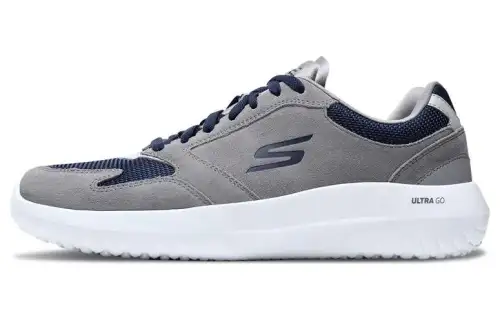 Skechers Downtown Ultra Low top Sports Casual Shoes Gray Blue