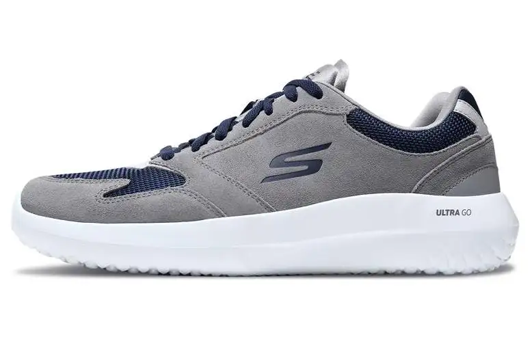 Skechers Downtown Ultra Low top Sports Casual Shoes Gray Blue