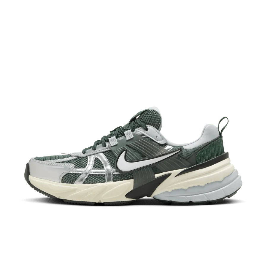 Nike V2K Run Breathable Low top Casual Shoes Men's Gray Green