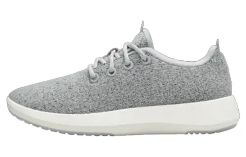 Allbirds Wool Runner Mizzle Abrasion Resistant Slip Resistant Low top Sports Casual Shoes Women's Light Gray