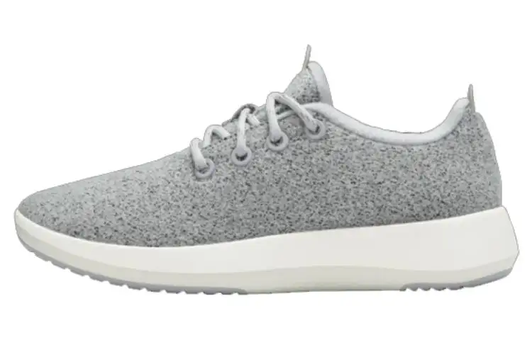 Allbirds Wool Runner Mizzle Abrasion Resistant Slip Resistant Low top Sports Casual Shoes Women's Light Gray