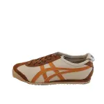 Onitsuka Tiger MEXICO 66 Slip Resistant Abrasion Resistant Low top Casual Shoes Unisex Beige Brown Orange